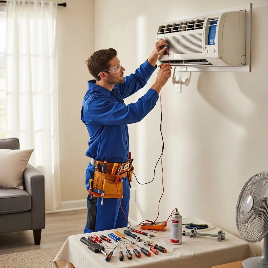 Ahmetli Panasonic Panasonic klima gaz dolumu ve bakım – Enerji verimliliği artırıldı. - Teknik servis örneği